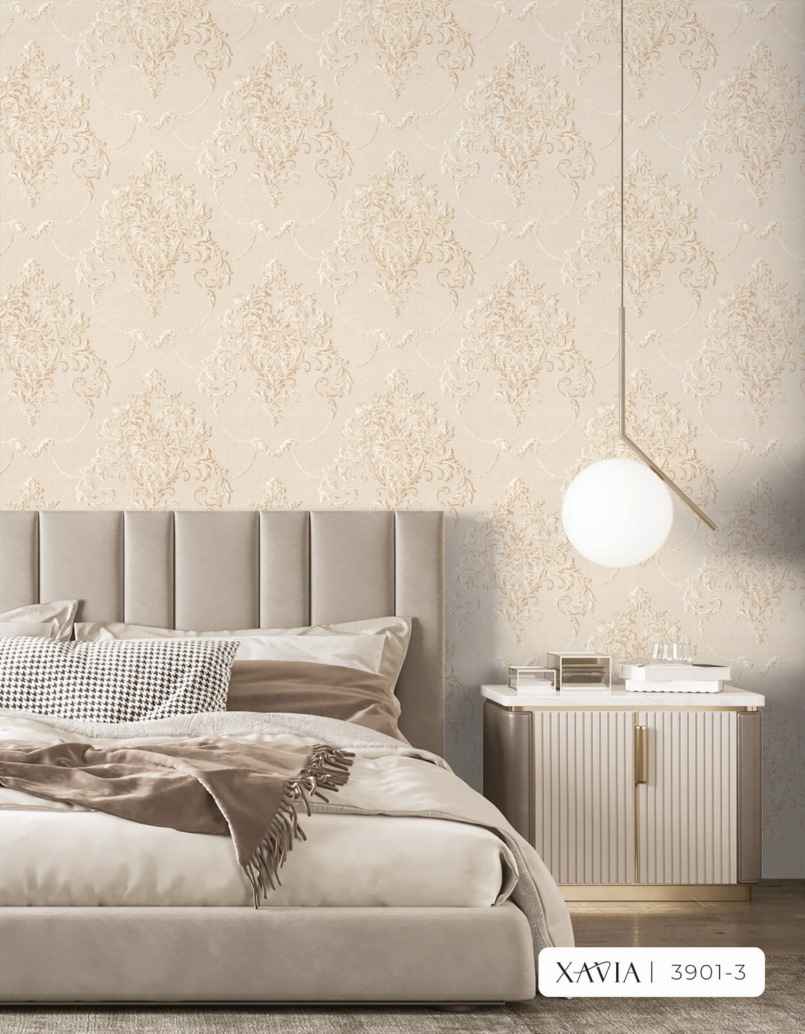 Giấy dán tường cổ điển Xavia  3901-3